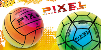 Volleybälle und Fussbälle der Pixel Line!